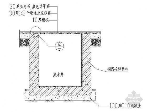 集水井大样图集资料下载-集水井盖板大样详图