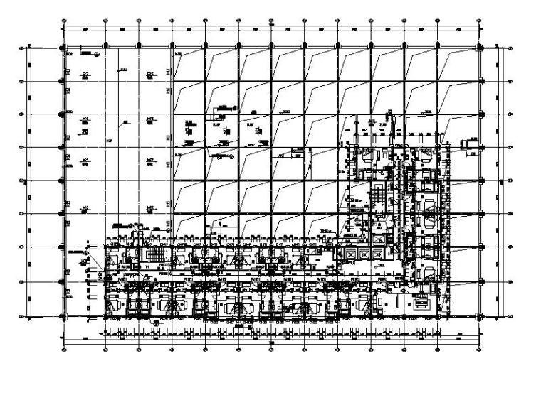 [福建]高层框架结构塔式酒店建筑施工图-高层框架结构塔式酒店建筑