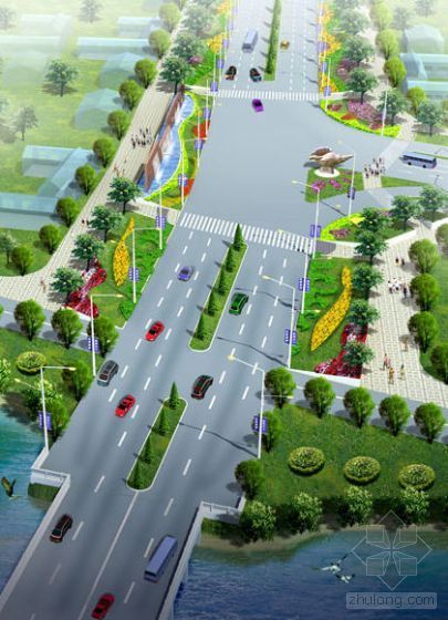 轨道线路规划资料下载-浙江景观道路规划方案
