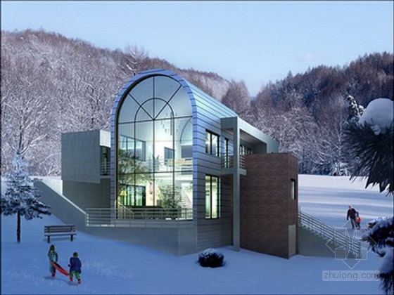 现代通透建筑3D模型资料下载-现代通透建筑3D模型下载