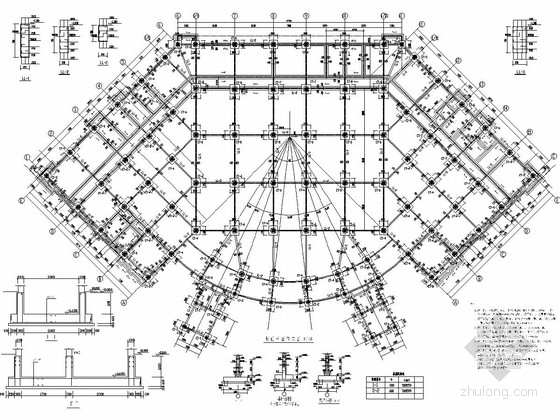 5层大学食堂设计资料下载-[镇江]五层框架结构大学食堂结构施工图
