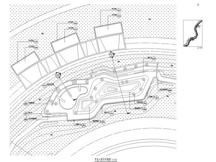 [长沙]滨河道路及入河口景观及节点全套施工图（独家首发）-节点六索引平面图