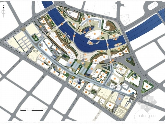 混合式滨水绿地设计资料下载-[天津]滨水激情活力城市公共绿地景观规划设计