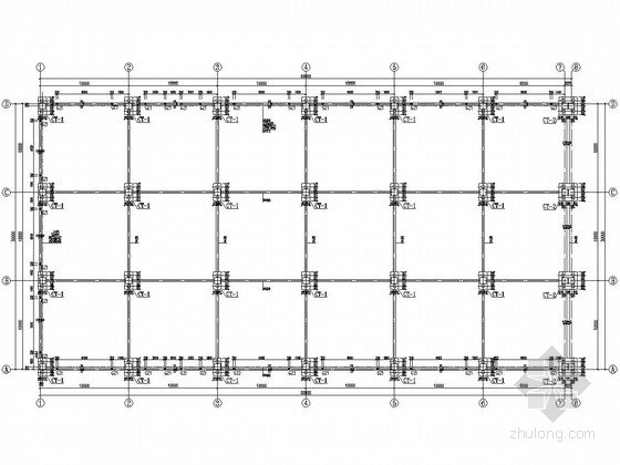 单层框架仓库建筑图资料下载-单层框架结构厂房结构施工图