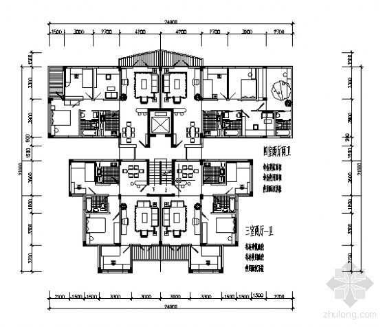 遵义市外环路沙河区修建性规划住宅楼方案图5-2