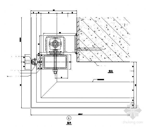 铝板幕墙横剖节点图室外3资料下载-铝板幕墙横剖节点图室外3