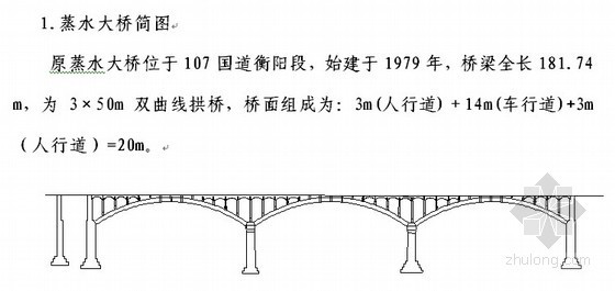 大桥加宽加固支撑系统施工方案设计（50页）-大桥简图 