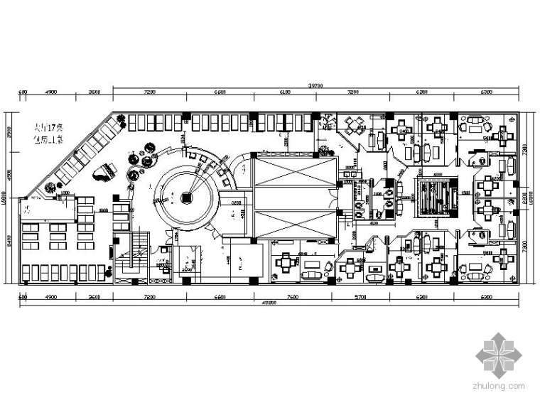 风情餐厅CAD设计图资料下载-[重庆]茶餐厅装修设计图