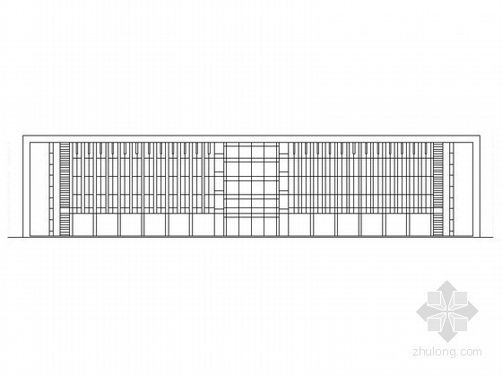1层钢结构办公楼效果图资料下载-某五层办公楼建筑方案图（含效果图、模型）