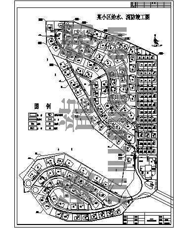 增压稳压罐消防给水图资料下载-某小区给水消防竣工图