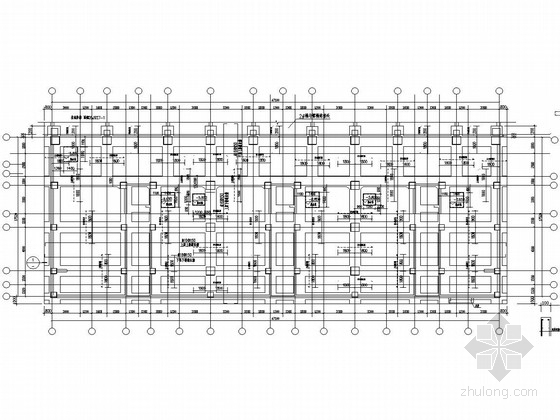 电梯机房平面配筋图资料下载-18层框支剪力墙结构商住楼结构施工图（桩承台基础）