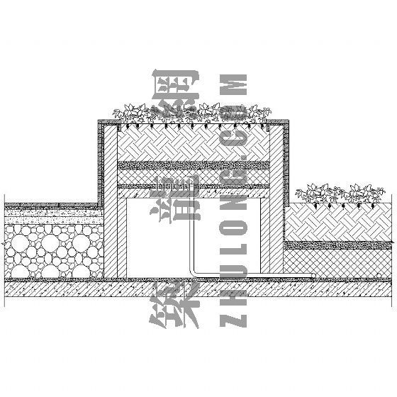 标准做法详图资料下载-种植池标准剖面做法详图（二）