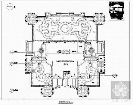 天台花园灯资料下载-中山某天台花园园建施工图