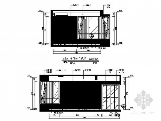 [武汉]田园风三居样板房施工图（含示意图）-图5