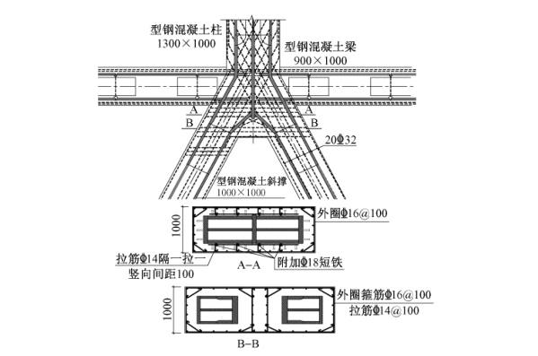 厦门航空商务自贸广场资料下载-鄂尔多斯国泰商务广场超限高层结构设计与分析