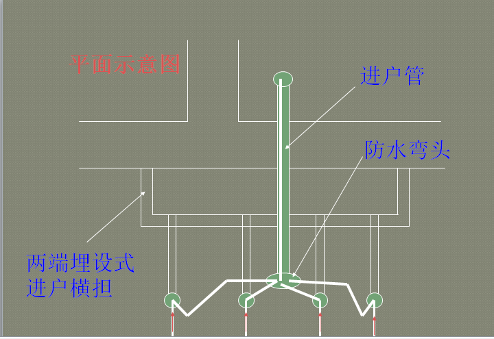 建筑安装电气照明工程施工图预算-平面示意图