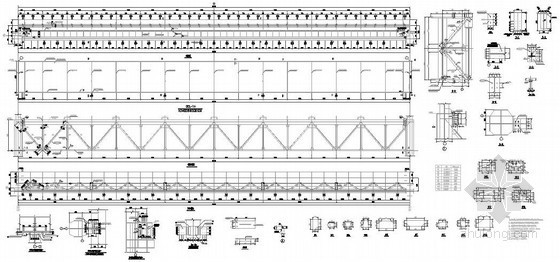 钢结构平行梁图案资料下载-钢结构吊车梁构造详图
