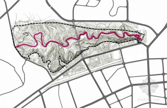 [四川]生态郊野公园景观规划设计方案-规划分析图
