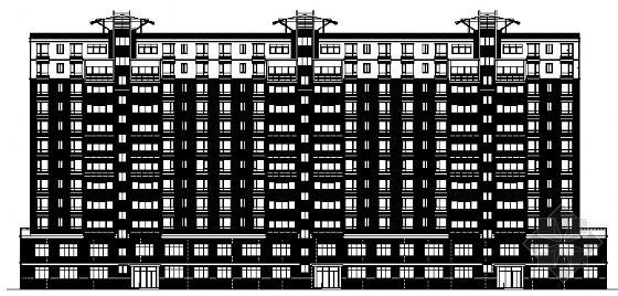 高层住宅褐石立面资料下载-高层住宅