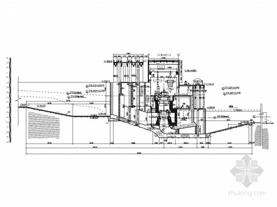 京九铁路阜阳枢纽工程资料下载-[四川]水电站厂房枢纽工程施工图