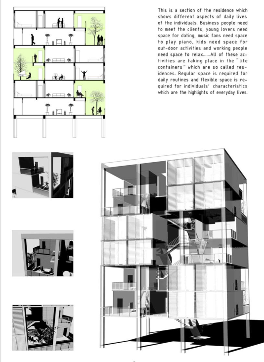 建筑设计作品集申请资料下载-8份国内学生申请出国留学优秀作品集