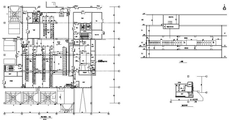 北京市顺义区中医医院迁建工程-配电室平面布置图及剖面图