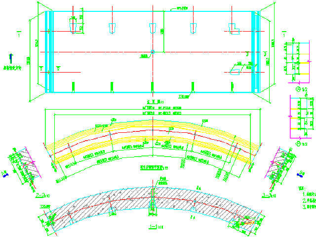 [江苏]过汇段盾构地铁区间工程地下三层中间风井图纸116张CAD（含通风空调给排消防照明）-标准块(SB1)模板图
