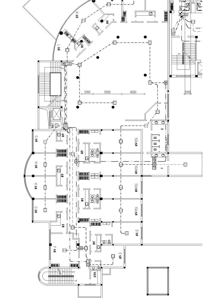 某大酒店电气施工图（多图，详细）-某大酒店电气施工图-Model5.jpg