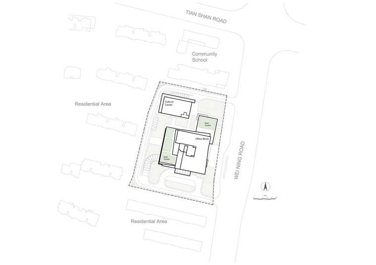 上海缤谷商业大厦-Site_Plan