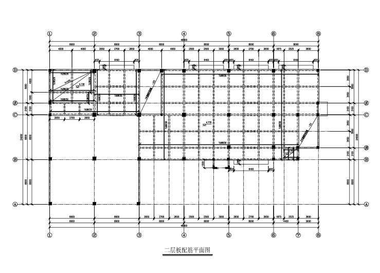 5层办公楼楼梯cad图纸资料下载-5层框架办公楼结构施工图（CAD、20张）