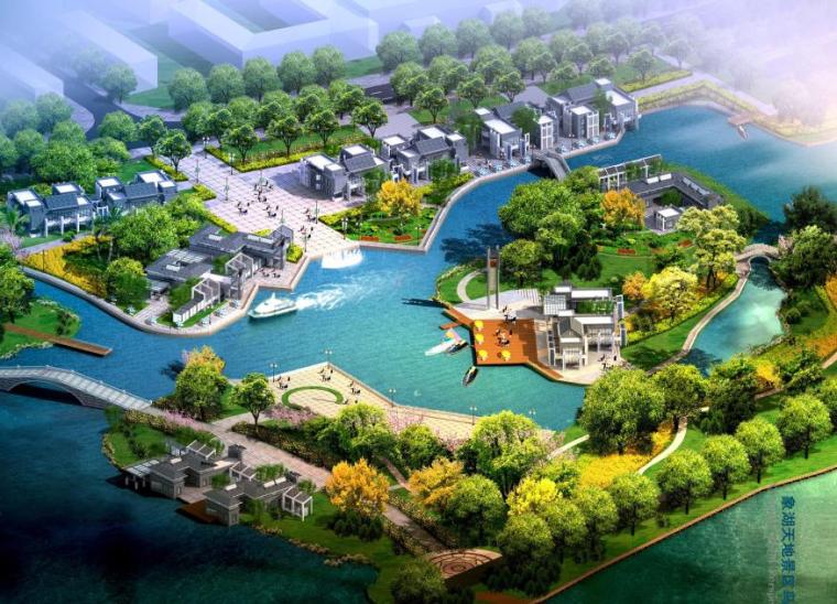 滨湖广场CAD资料下载-[江西]南昌朝阳新城滨湖地区景观规划设计方案文本（体育，生态）