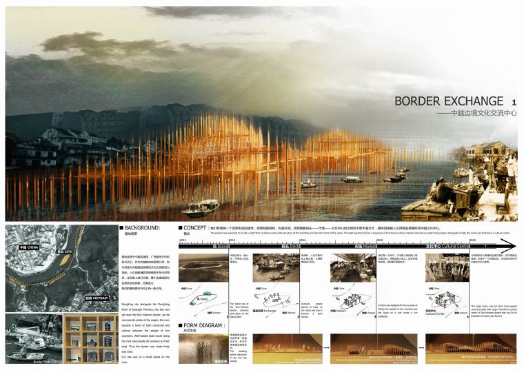 2012年霍普杯建筑国际竞赛获奖作品集（高清）-中越边境文化交流中心1