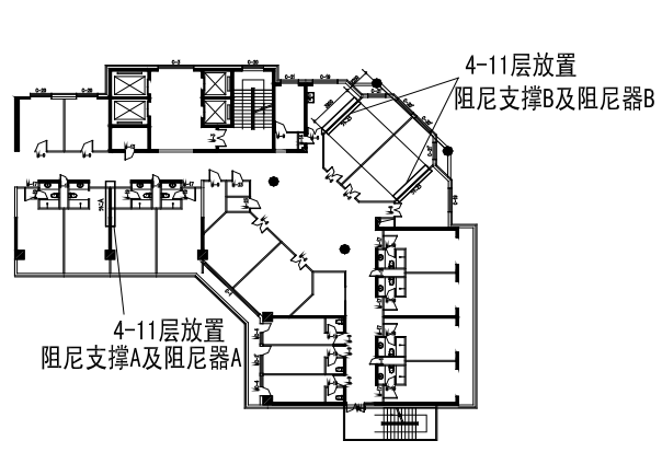 剪力墙结构开洞加固资料下载-12层钢筋混凝土框架剪力墙结构减震加固设计论文