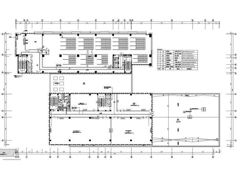 [浙江]综合大楼图书馆档案馆强电智能化全套施工图（含发电机房）-四层弱电平面图