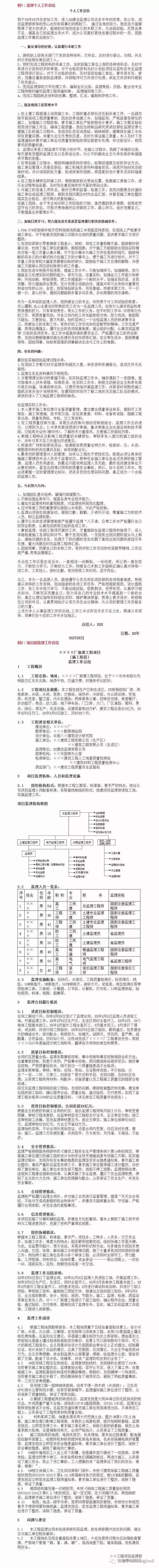 土建工程师的工作总结资料下载-教你如何写监理工作总结！