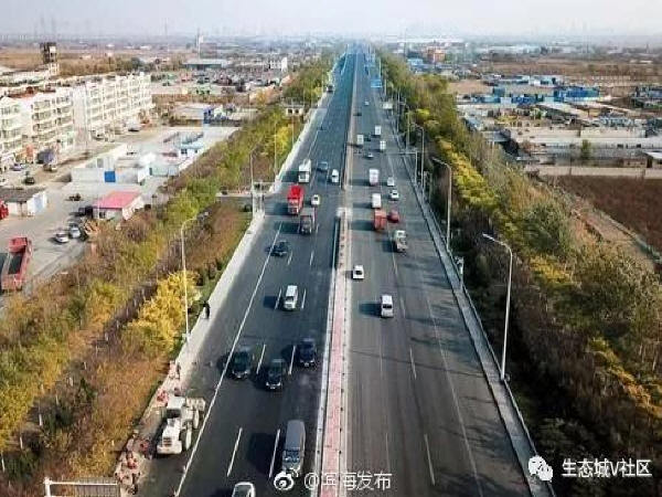 道路桥梁景观提升改造资料下载-路更顺啦！滨海新区又有一批道路桥梁完工！