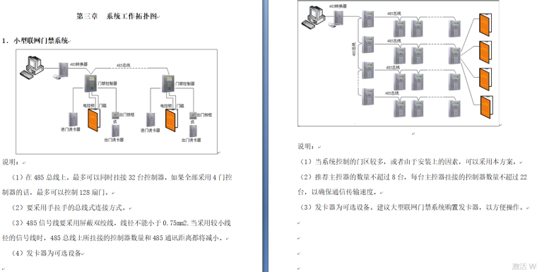 门禁系统标准方案_2