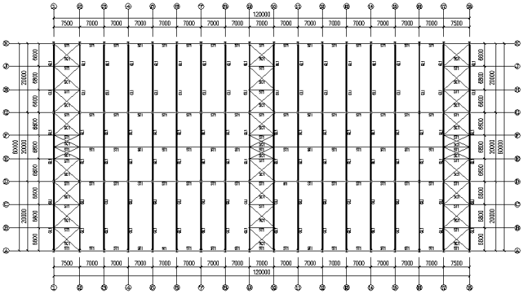 钢结构单层屋面图集资料下载-南靖单层单山单跨门式刚架钢结构工程方案（CAD，十四张）