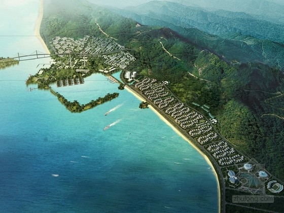 滨水休闲景观模型资料下载-[广东]魅力滨水度假休闲区景观规划设计方案