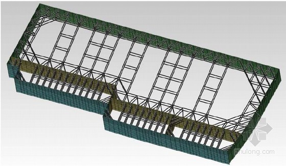 [江苏]紧邻地铁站16米深基坑地下连续墙支撑支护设计方案（附有限元分析计算 施工图）-基坑围护体系的计算模型 