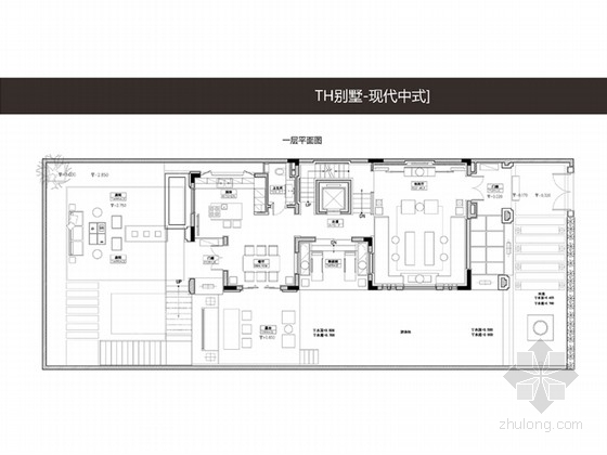 新中式别墅软装资料下载-[广州]清现代新中式别墅软装设计方案