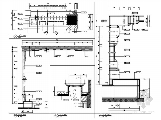 [云南]精品奢华五星级商务酒店大堂室内装修施工图（含效果）详图