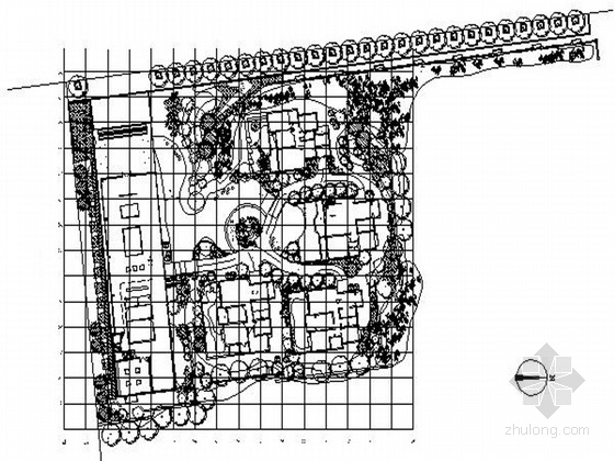 售楼处园林设计资料下载-[河南]湖畔生态豪宅售楼处园林设计施工图