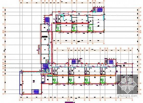 [山东]幼儿园新建教学楼及室外配套工程预算书(含施工图纸)-消火栓给排水平面图