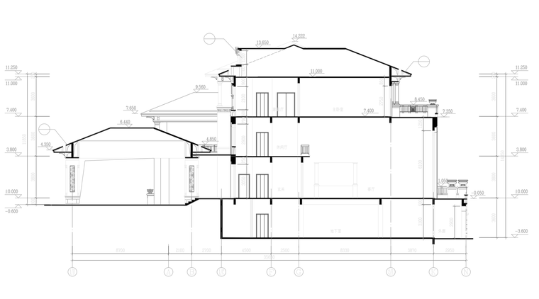 3层独栋欧式风格别墅建筑设计（包含CAD）-屏幕快照 2019-01-07 下午4.02.26