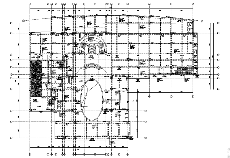 上海多层宾馆全套施工图（建筑结构水暖电）_5