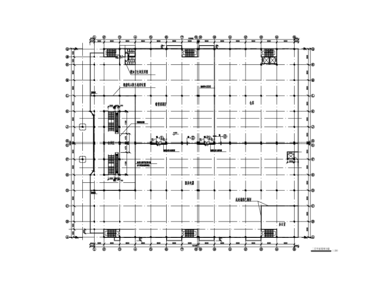 超市自动扶梯资料下载-2200m2超市钢结构跨梁加固修改工程