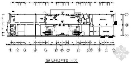 地铁地面站效果图资料下载-天津地铁一号线施工图（含效果图）