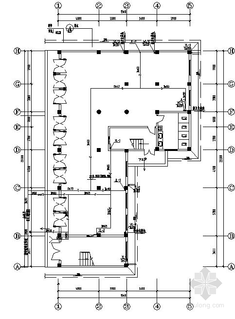 5层居民楼水电施工图资料下载-某六层居民楼给排水及消防设计图