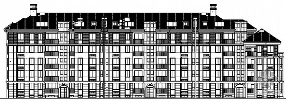 带阁楼坡屋顶资料下载-[丹阳]某五层住宅楼(19号)建筑施工图（带阁楼）